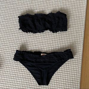 TORY BURCH Black costa bikini